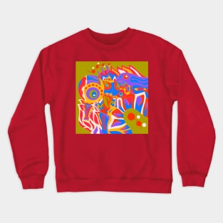 alien samurai ecopop Crewneck Sweatshirt